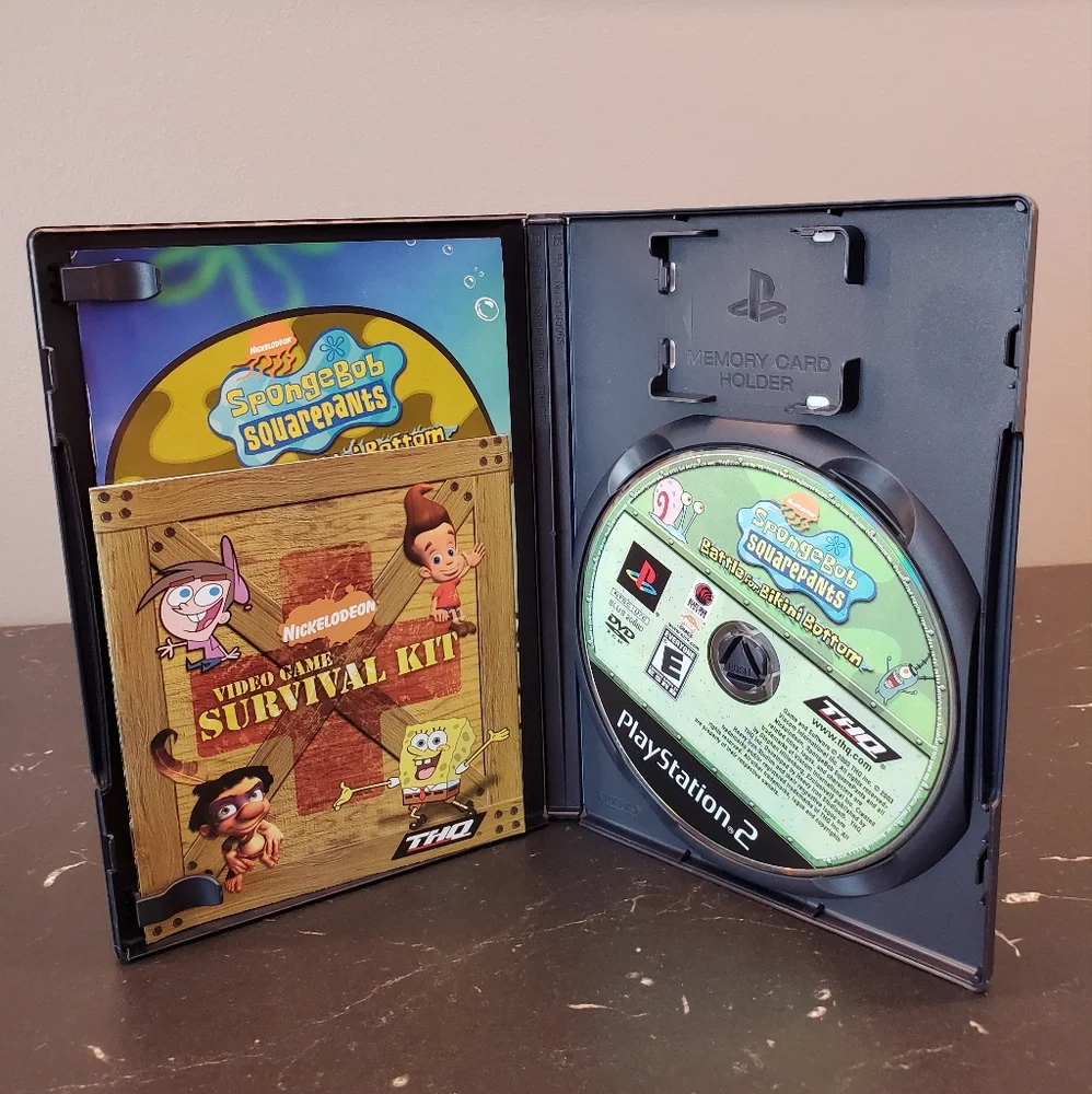SpongeBob Squarepants Battle for Bikini Bottom Playstation 2.